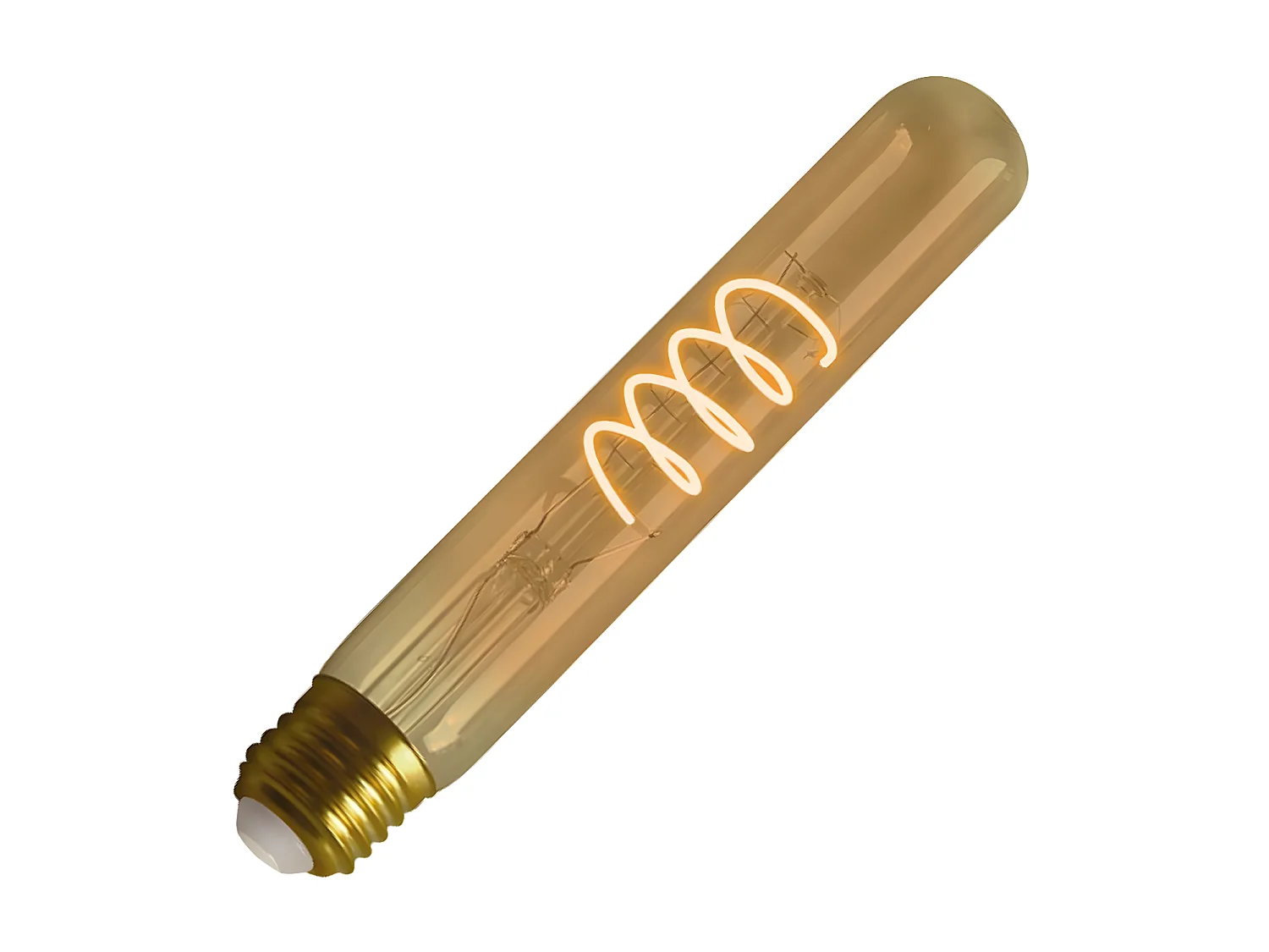 Lampadina LED Filamento Tubolare E27 4W 200lm Dimmerabile 2100K 15000H 7hSevenOn Vintage