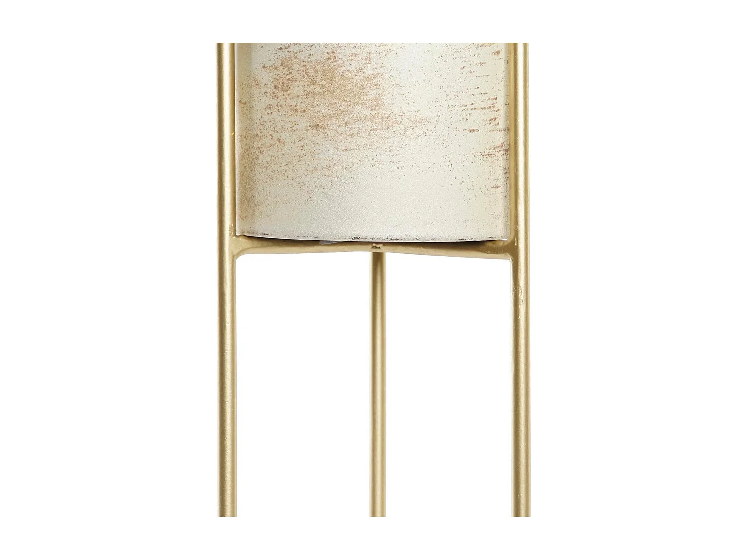 PORTAVELA CRISTAL METAL 13X13X41 DESGASTADO