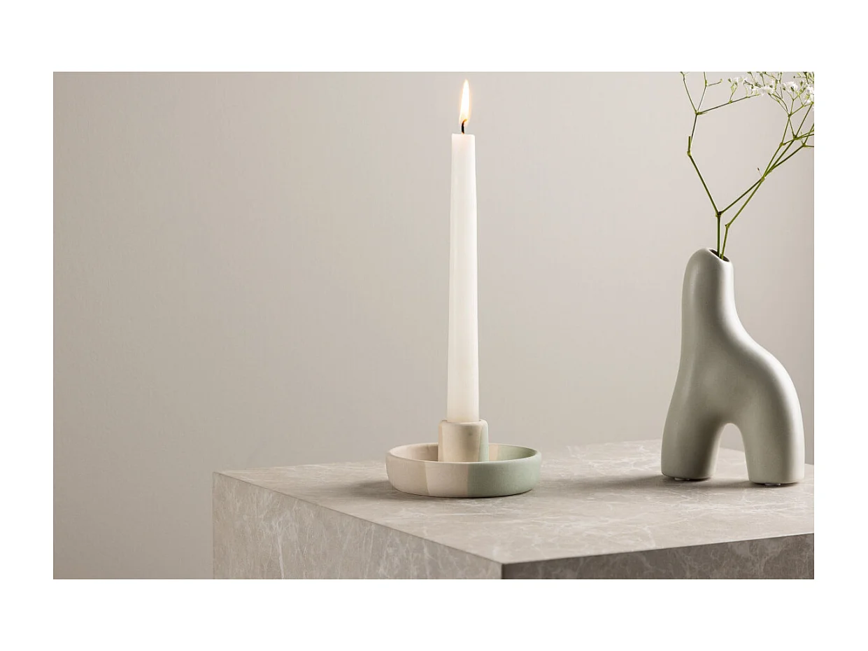 Bougeoir en Céramique "Otis" 11cm Multicolore