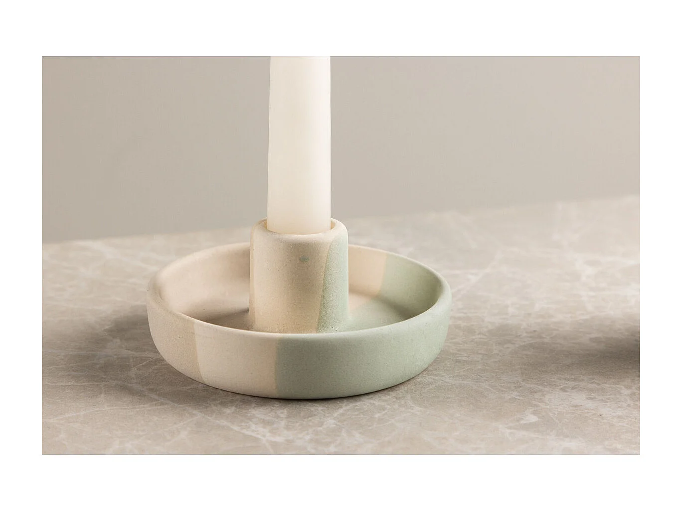 Bougeoir en Céramique "Otis" 11cm Multicolore