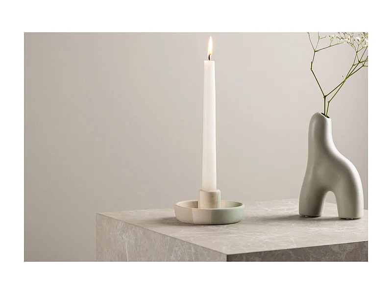 Otis kandelaar grijs.