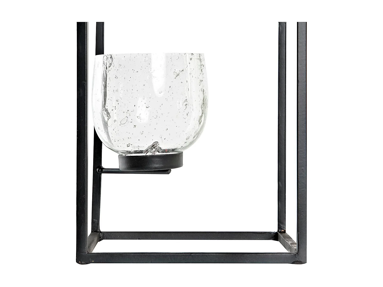 PORTAVELA HIERRO CRISTAL 18X18X76 5 PORTAVELAS