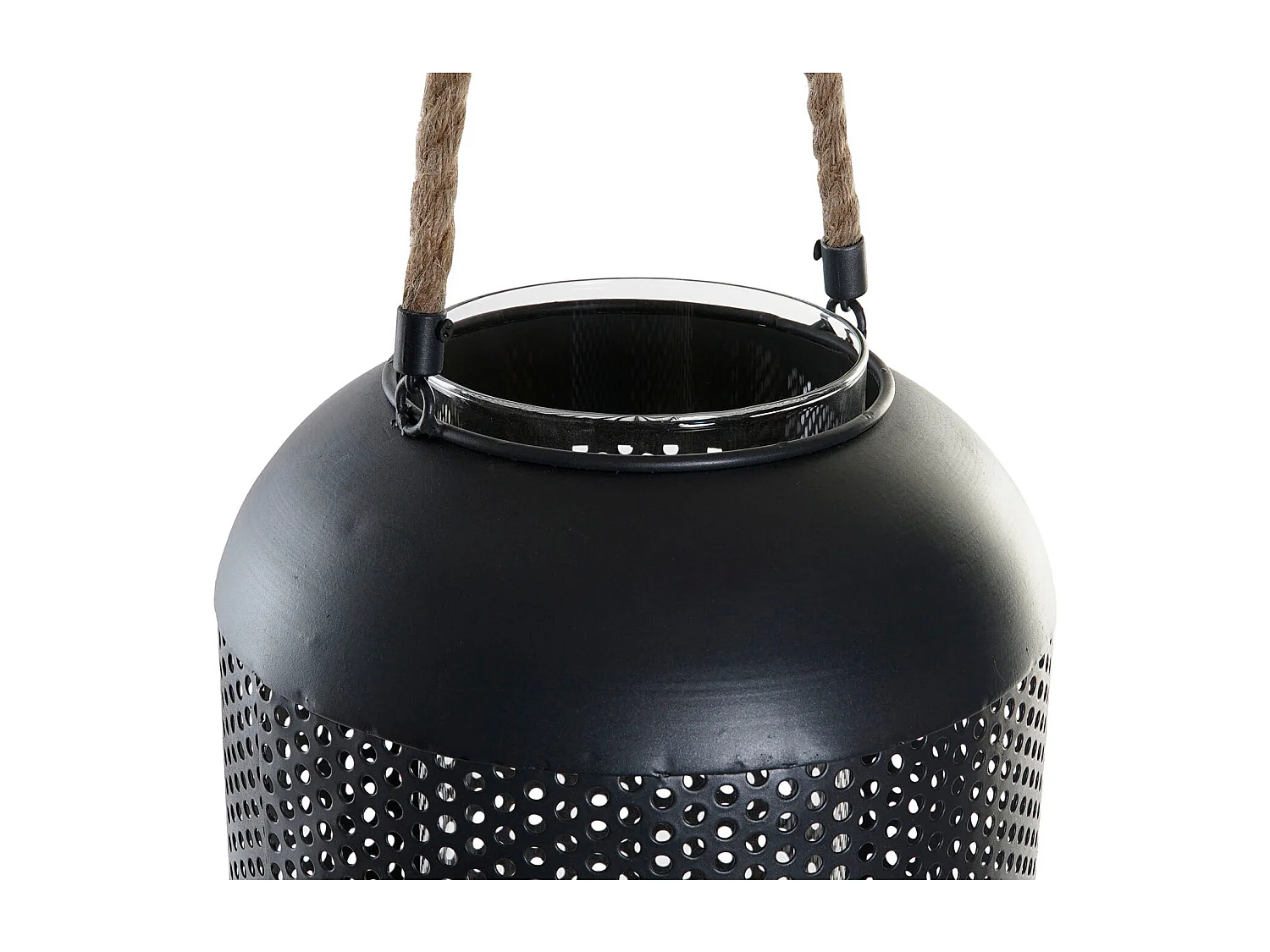 PORTAVELA METAL CUERDA 22X22X63 NEGRO