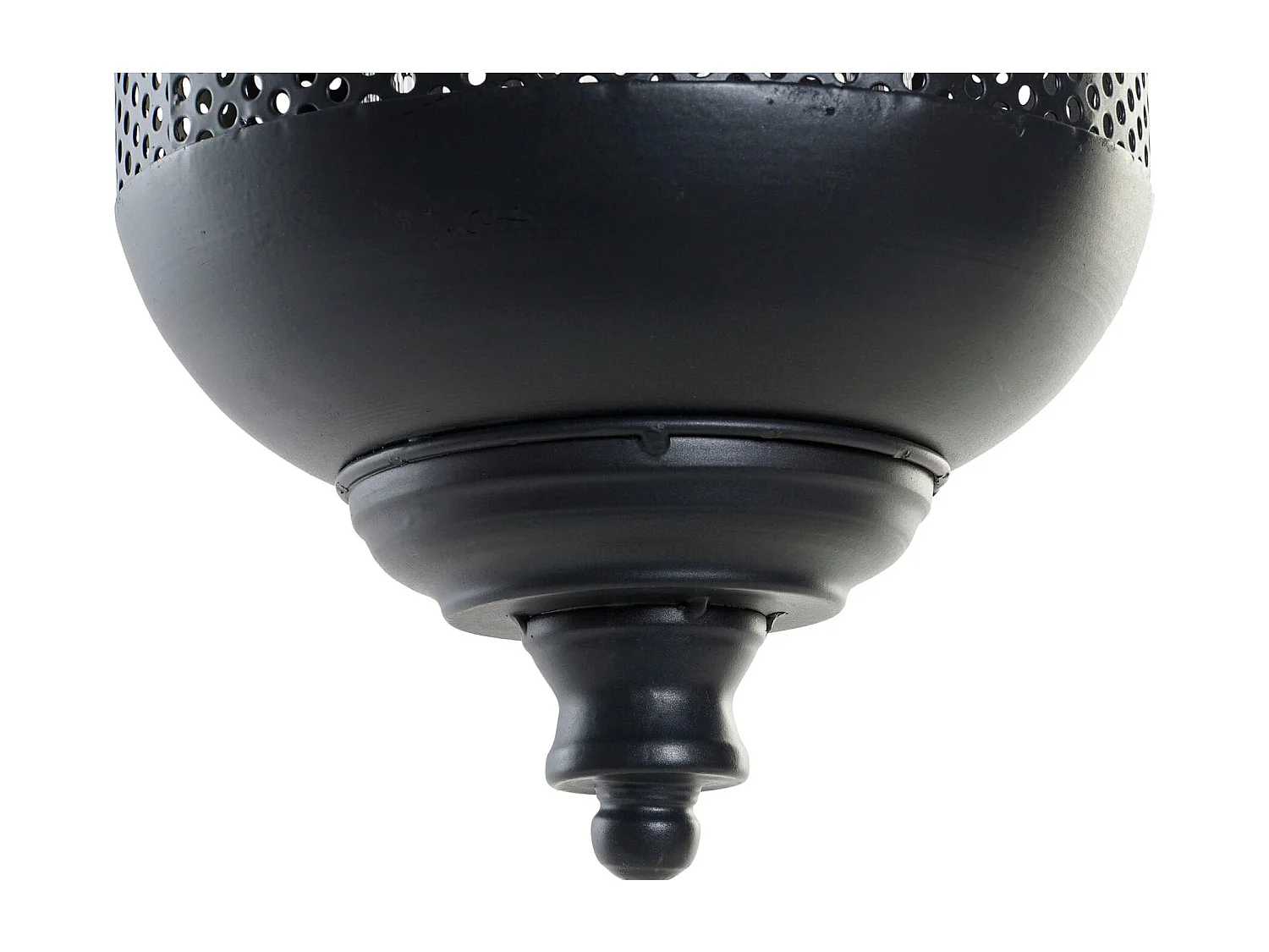 PORTAVELA METAL CUERDA 22X22X63 NEGRO