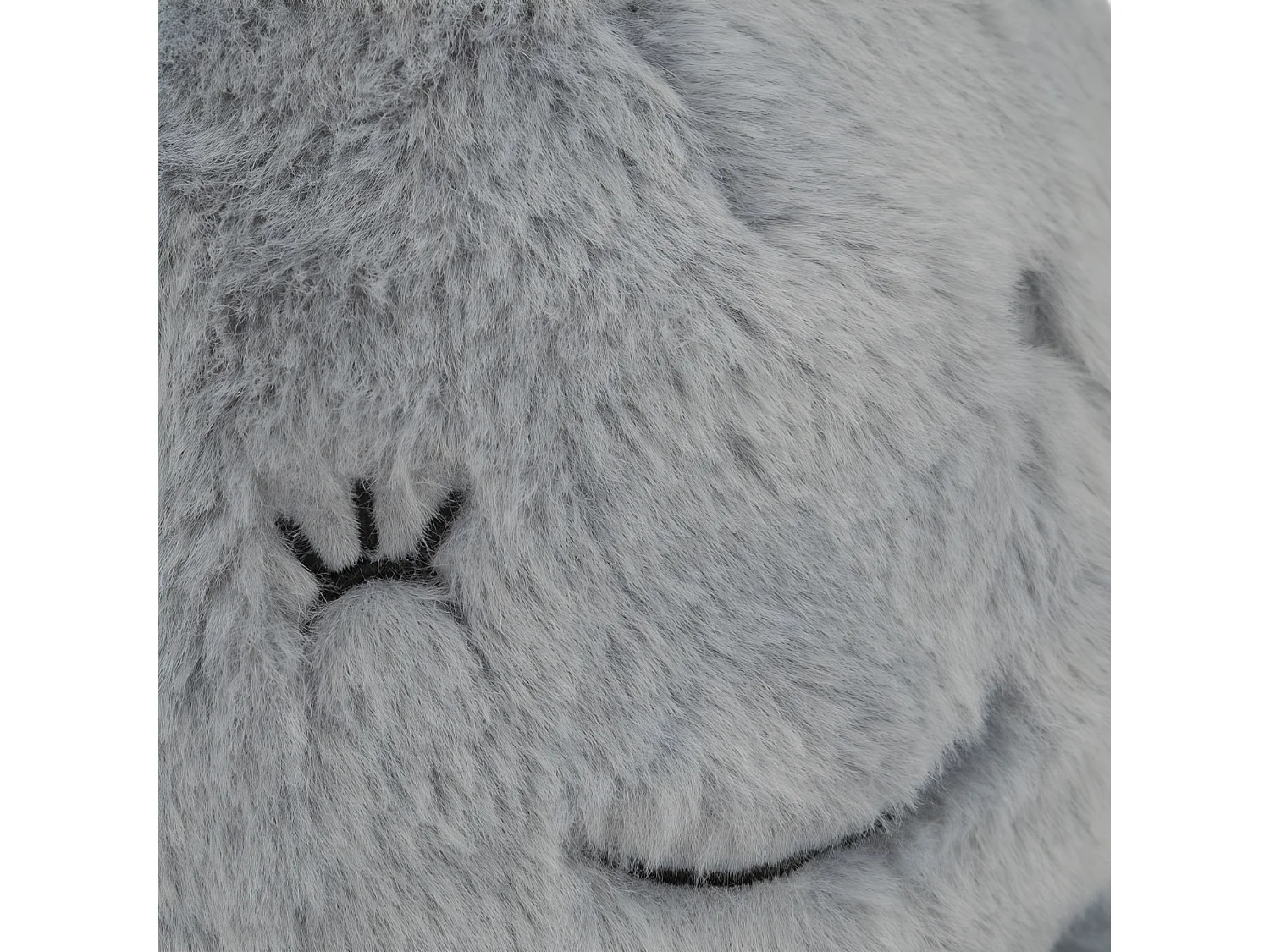 Plüschtier Tintenfisch grau 16x22x14 cm