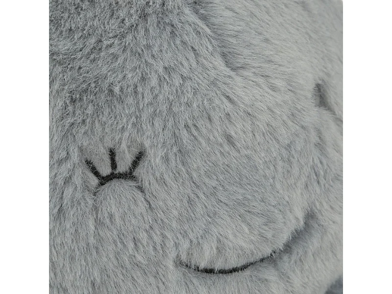 Peluche Pulpo poliéster gris 16x22x14 cm