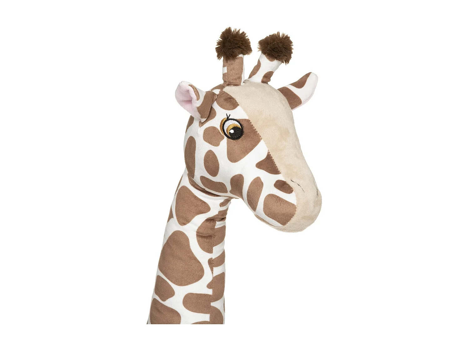 Peluche XL girafe marron 100x23x40cm