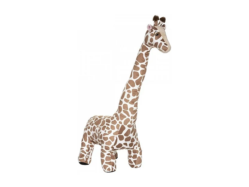 Giraffa peluche XL poliestere marrone 100x23x40cm