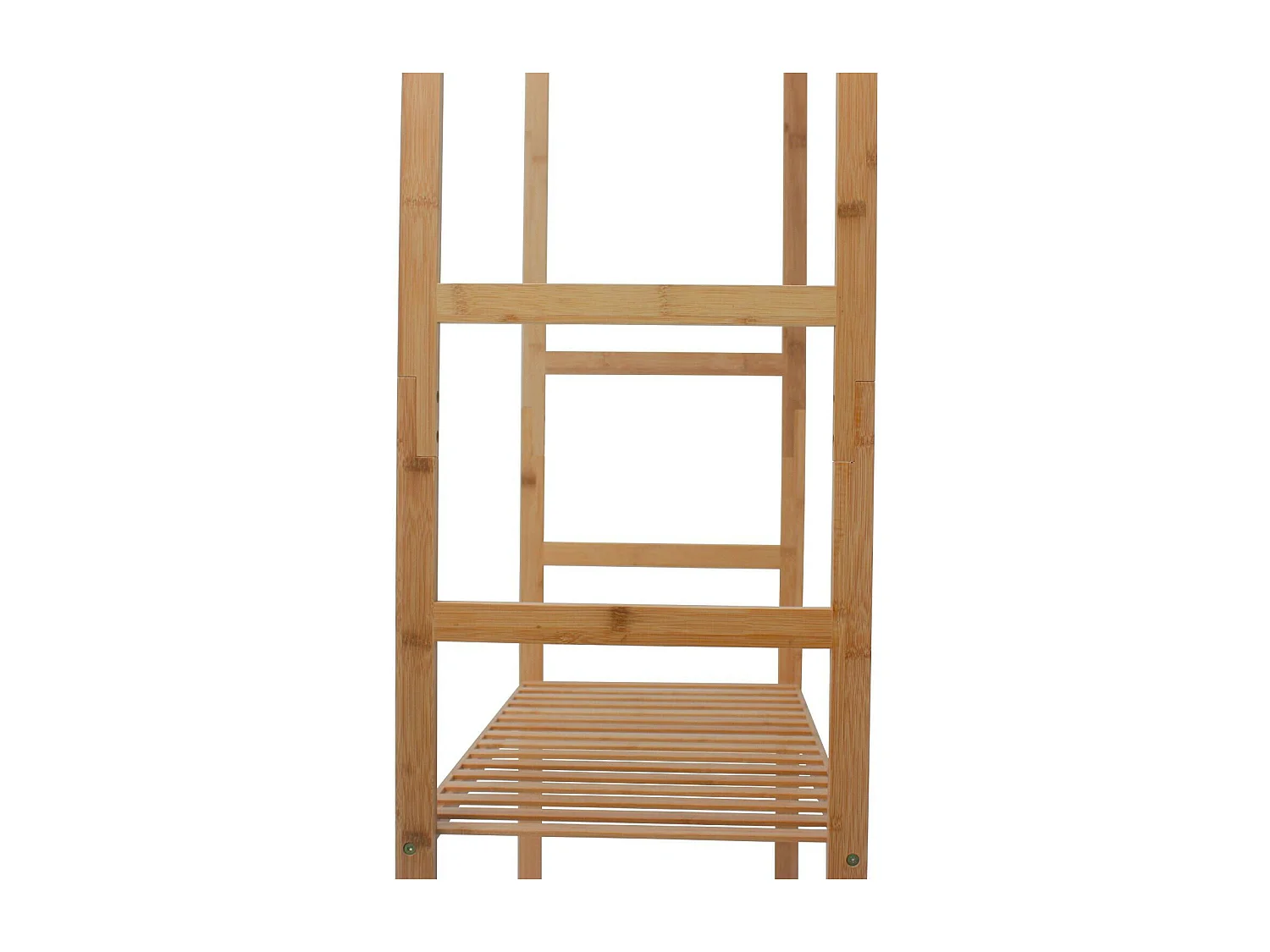 Portemanteau étagère à chaussures en bambou avec étagère 160x68x35cm 7house