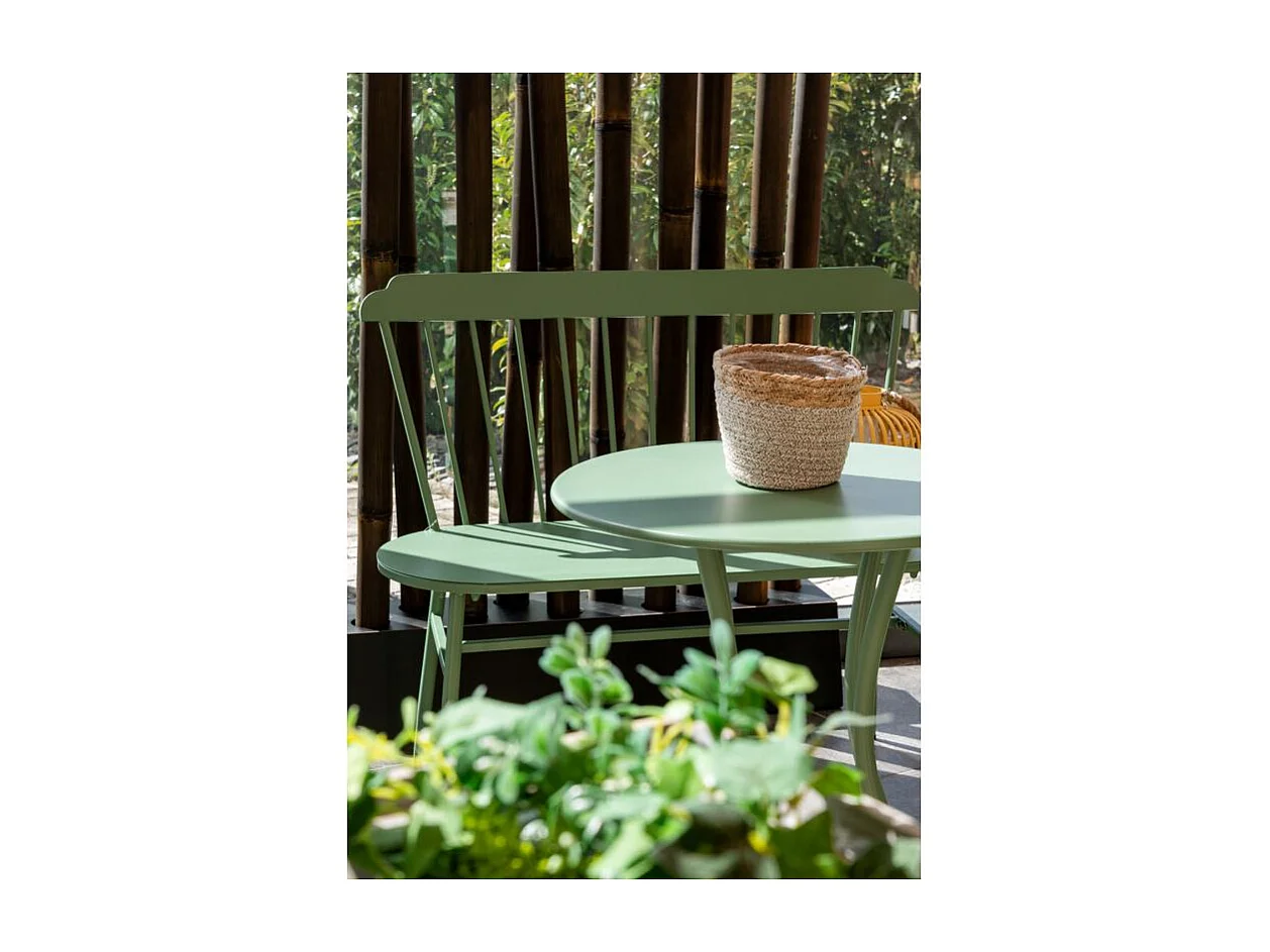 Banc en métal laqué - Samos