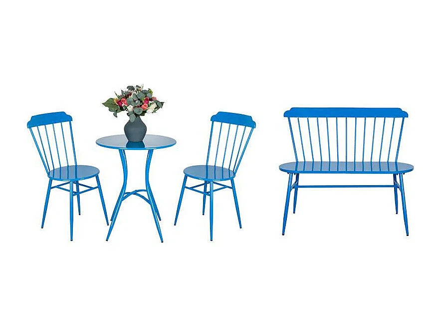 Banc en métal laqué - Samos