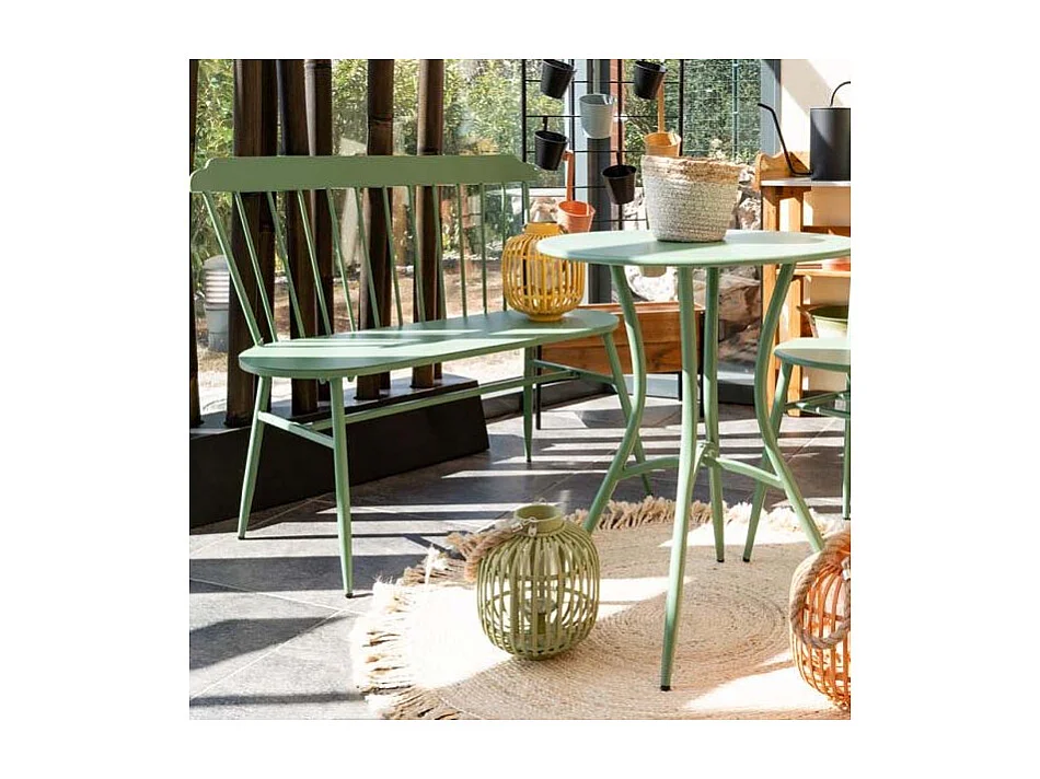 Banc en métal laqué - Samos