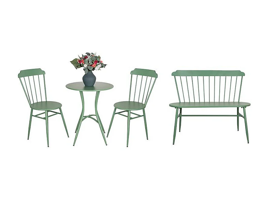 Banc en métal laqué - Samos