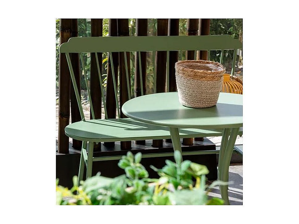 Banc en métal laqué - Samos