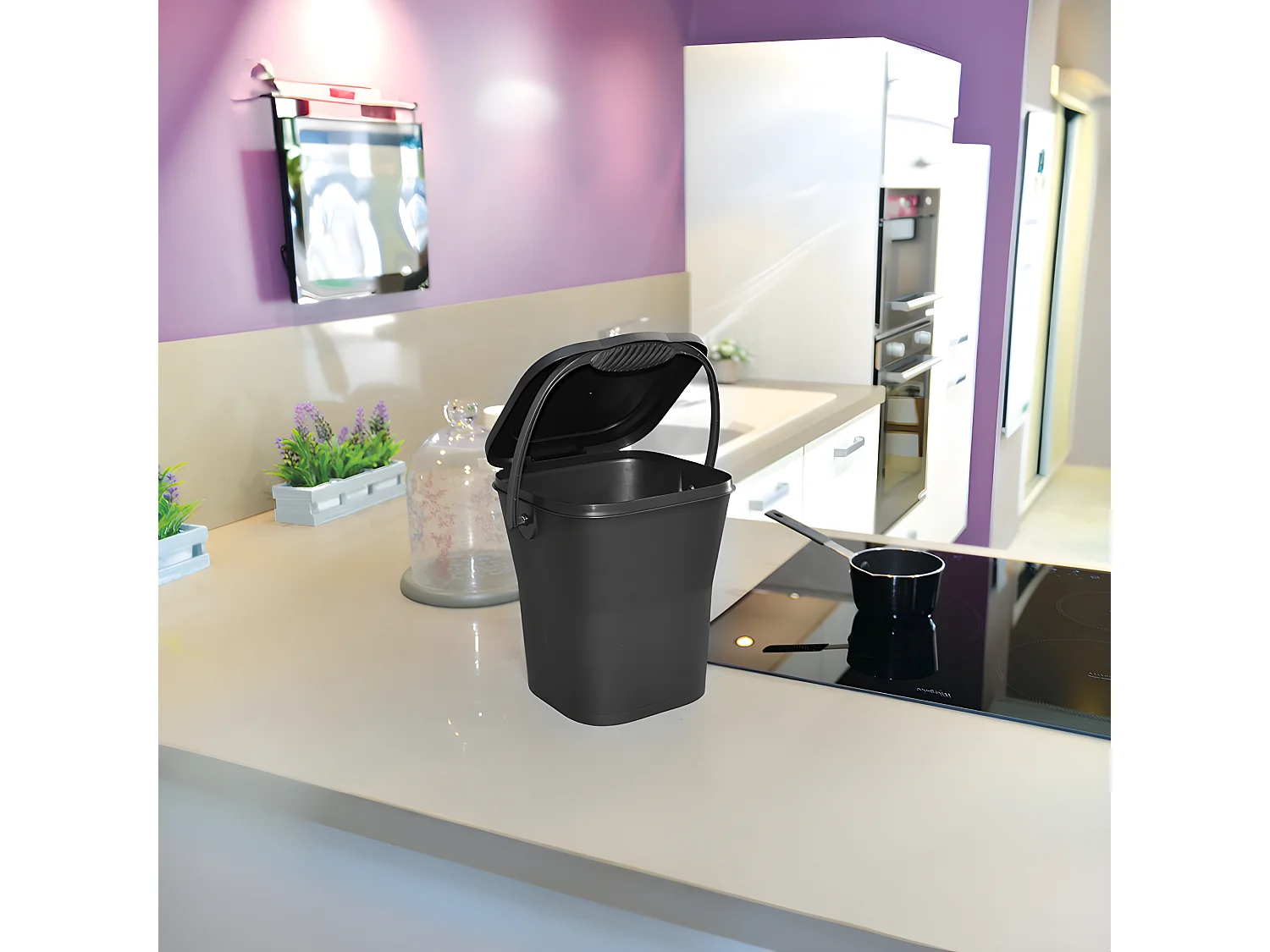 Compostemmer 6L met Handige Handgreep en Luchtdichte Sluiting