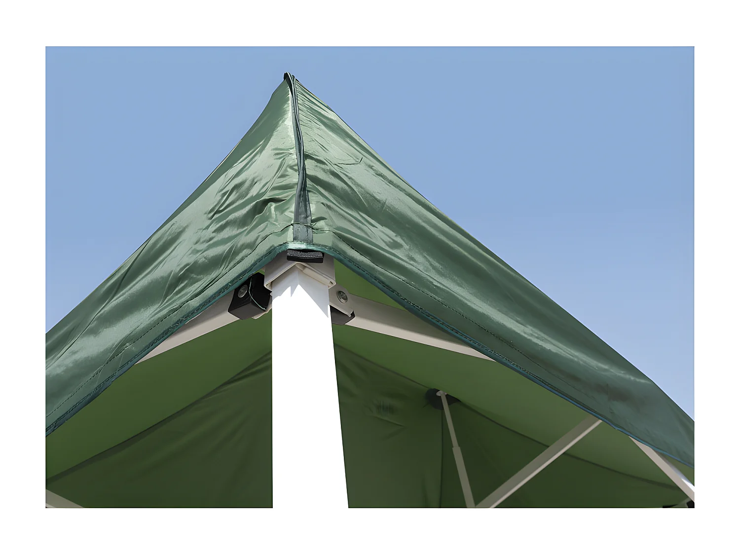 Carpa Plegable 3x2 Eco - Verde - Impermeable - Cenador ideal para Jardín, Playa, Terrazas - Disponible en varios colores