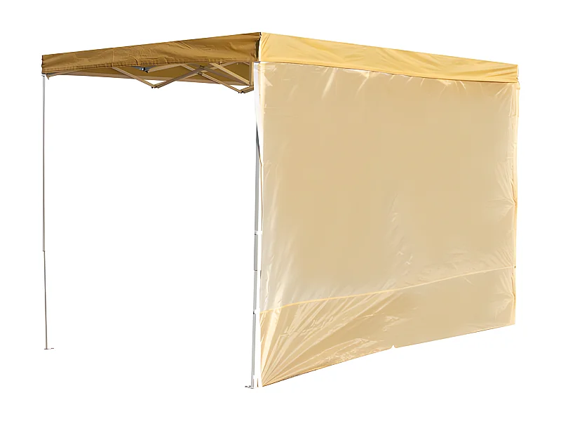 Laterales Individuales Carpas Plegables - Lateral Liso 3 Metros Eco - Crema