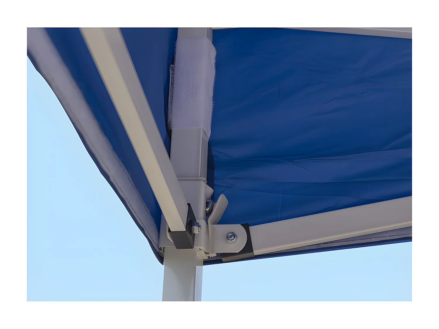 Carpa Plegable 2x2 Eco - Azul - Impermeable - Cenador ideal para Jardín, Playa, Terrazas - Disponible en varios colores