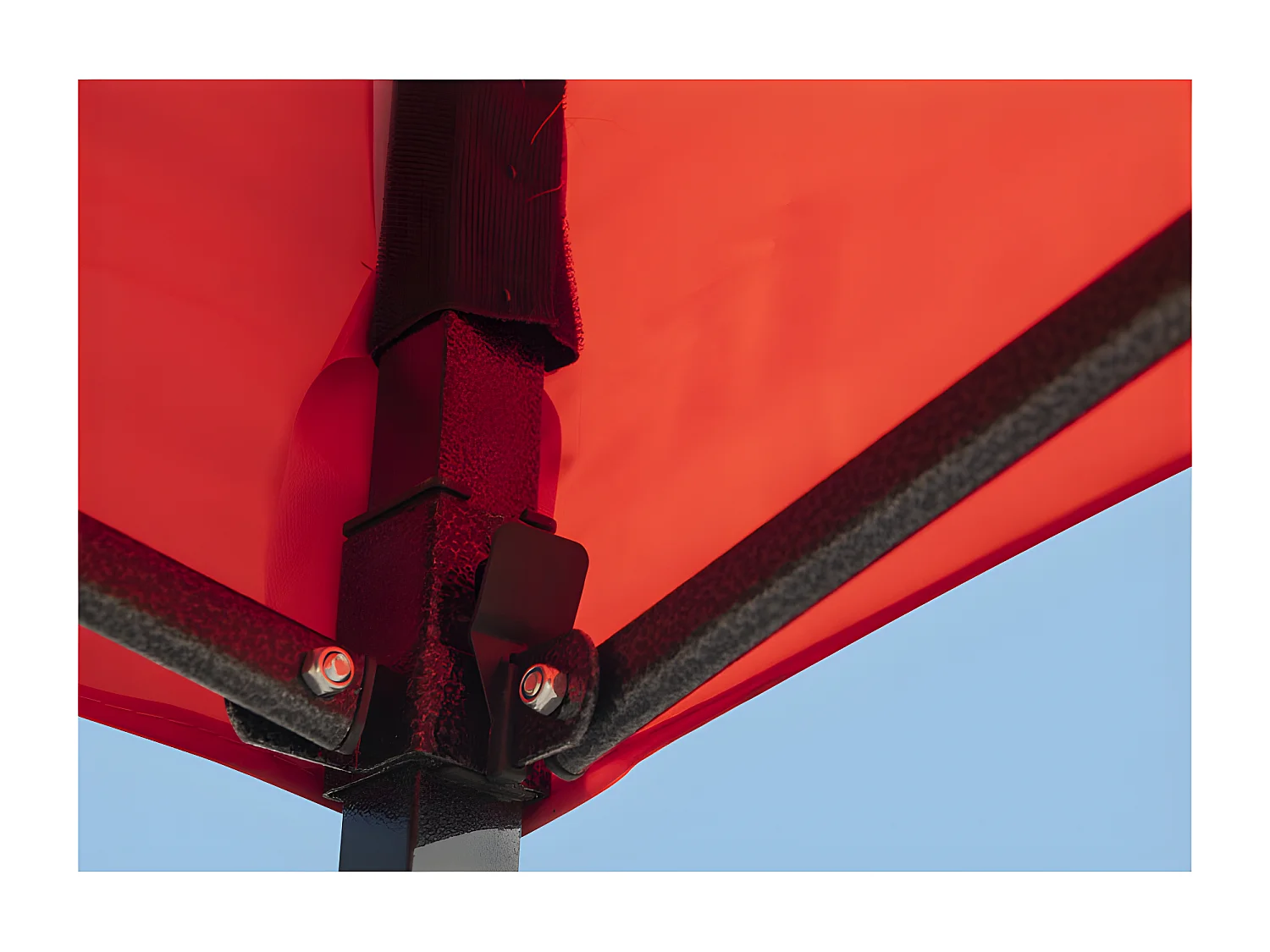 Carpa Plegable 3x3 Basic - Rojo - Impermeable - Cenador ideal para Jardín, Playa, Terrazas - Disponible en varios colores
