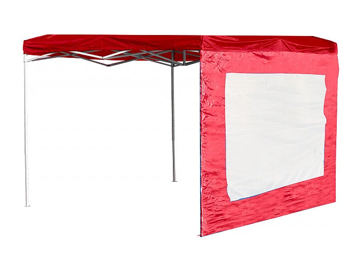 Laterales Individuales Carpas Plegables - Lateral con Ventana 3 Metros Eco - Rojo