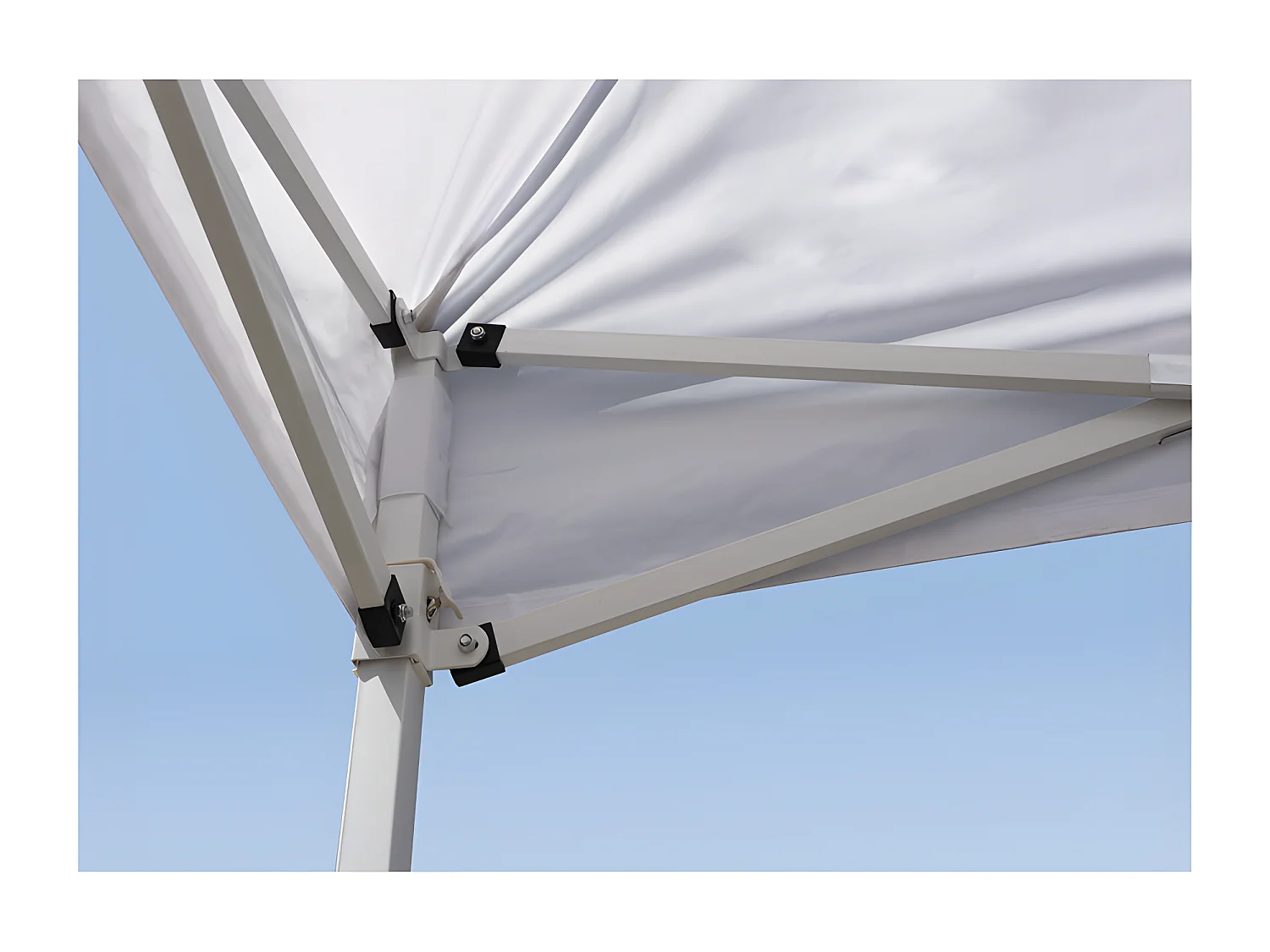 Carpa Plegable 3x2 Eco - Blanco - Impermeable - Cenador ideal para Jardín, Playa, Terrazas - Disponible en varios colores