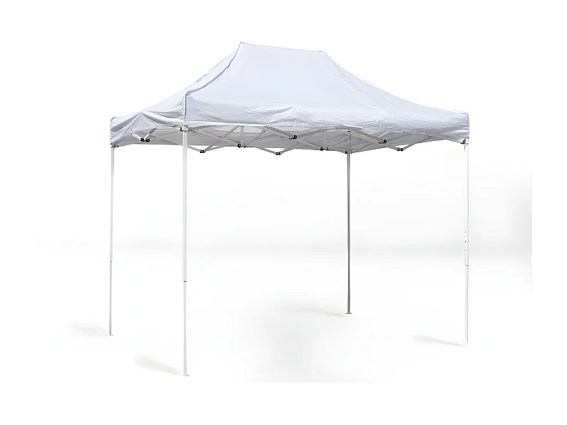 Carpa Plegable 3x2 Eco - Blanco - Impermeable - Cenador ideal para Jardín, Playa, Terrazas - Disponible en varios colores