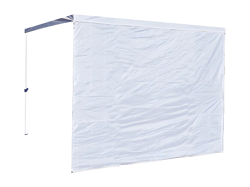 Laterales Individuales Carpas Plegables - Lateral Liso 3 Metros Master para Carpas 3x2 - Blanco