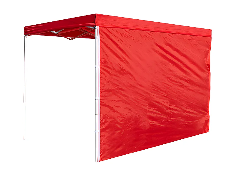 Laterales Individuales Carpas Plegables - Lateral Liso 3 Metros Eco - Rojo