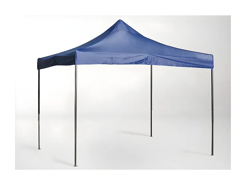 Carpa Plegable 3x3 Basic - Azul - Impermeable - Cenador ideal para Jardín, Playa, Terrazas - Disponible en varios colores