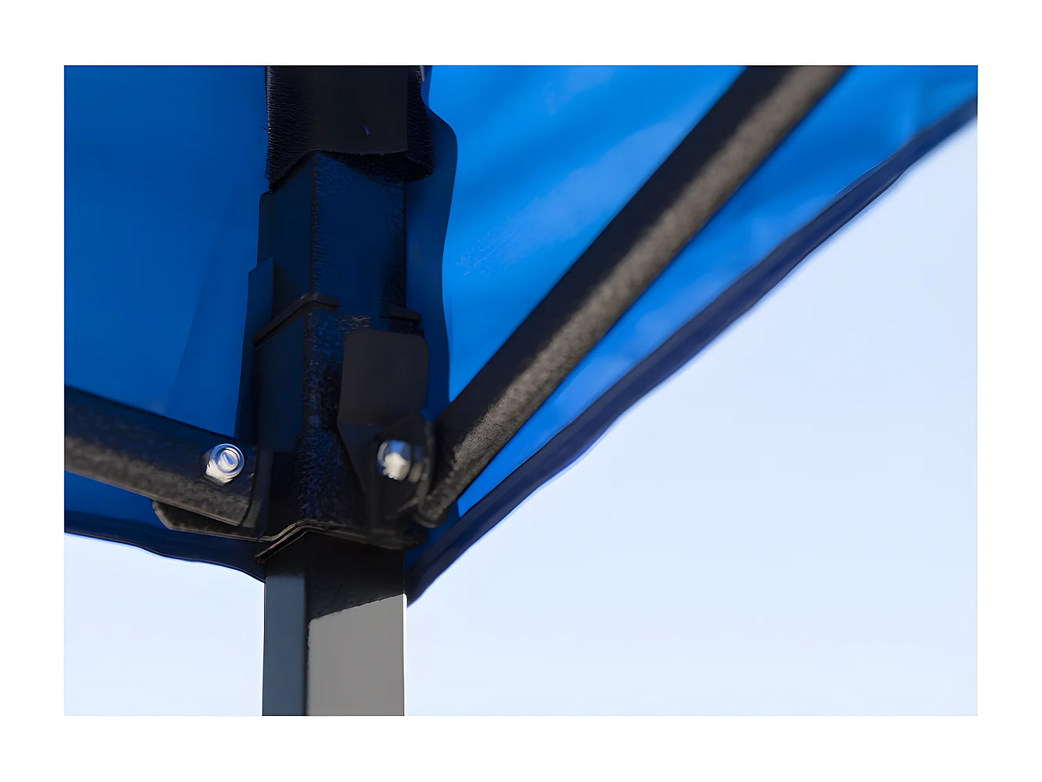 Carpa Plegable 3x3 Basic - Azul - Impermeable - Cenador ideal para Jardín, Playa, Terrazas - Disponible en varios colores