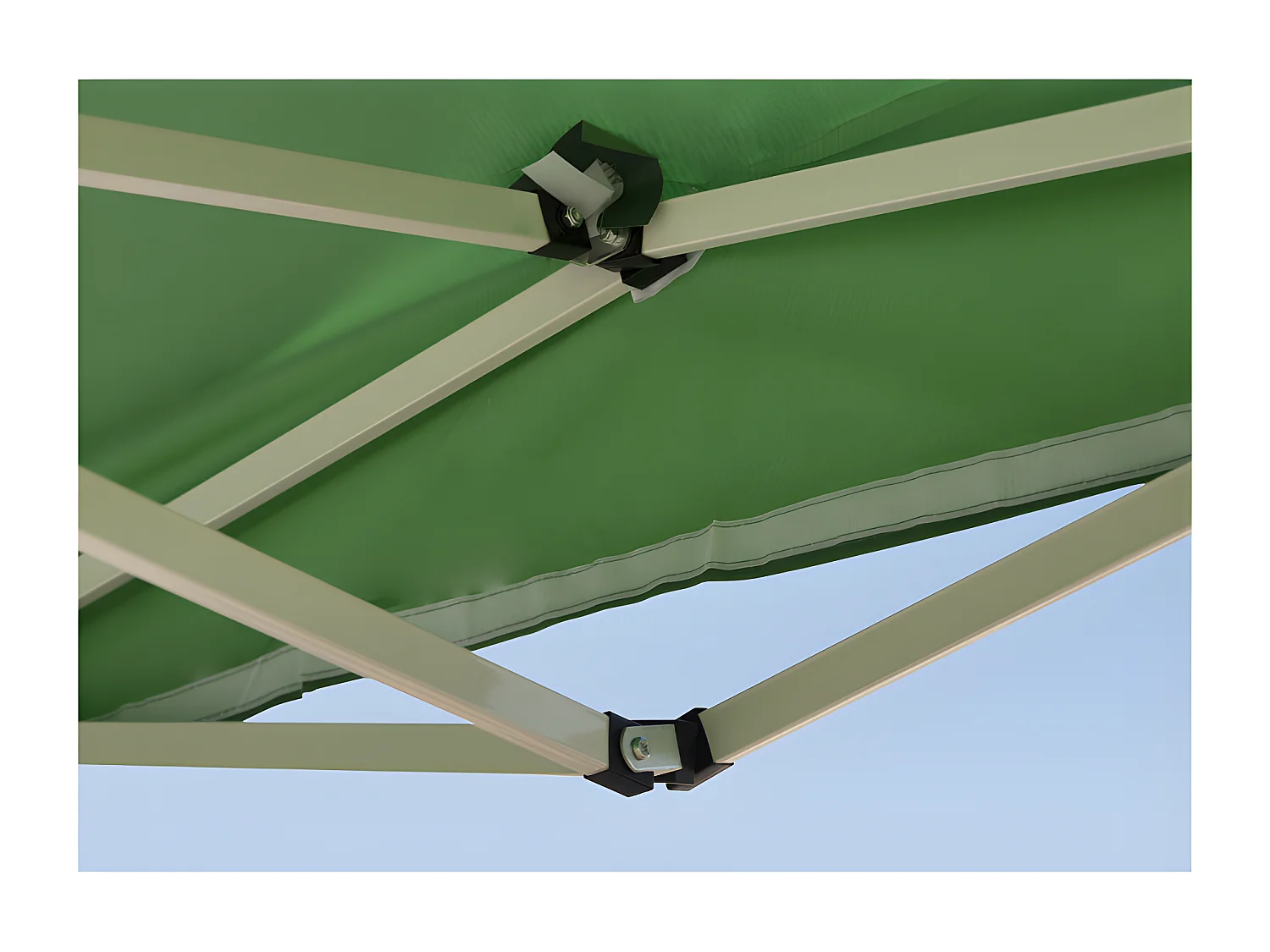 Carpa Plegable 2x2 Eco - Verde - Impermeable - Cenador ideal para Jardín, Playa, Terrazas - Disponible en varios colores