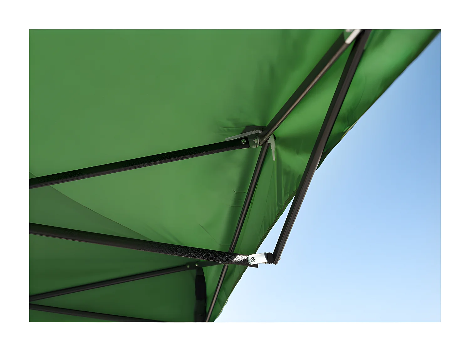 Carpa Plegable 3x3 Basic - Verde - Impermeable - Cenador ideal para Jardín, Playa, Terrazas - Disponible en varios colores
