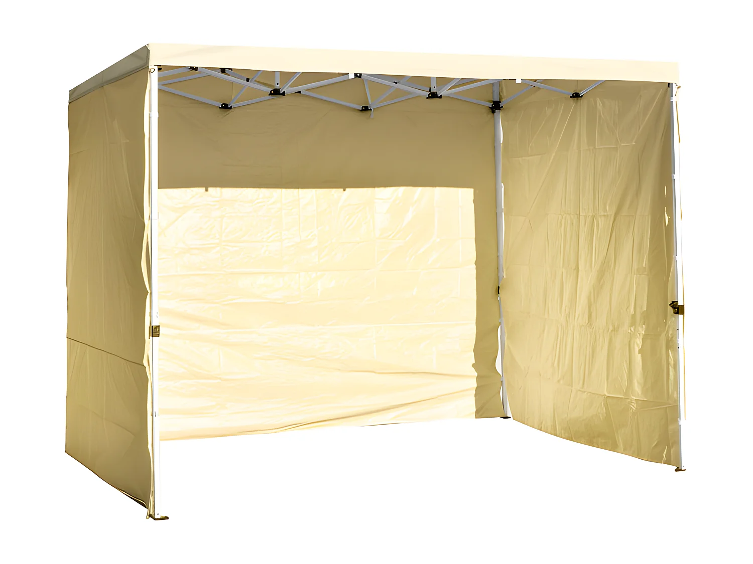 Packs Laterales Carpas Plegables - Pack 3 Laterales Lisos para Carpas 3x3 Master - Crema