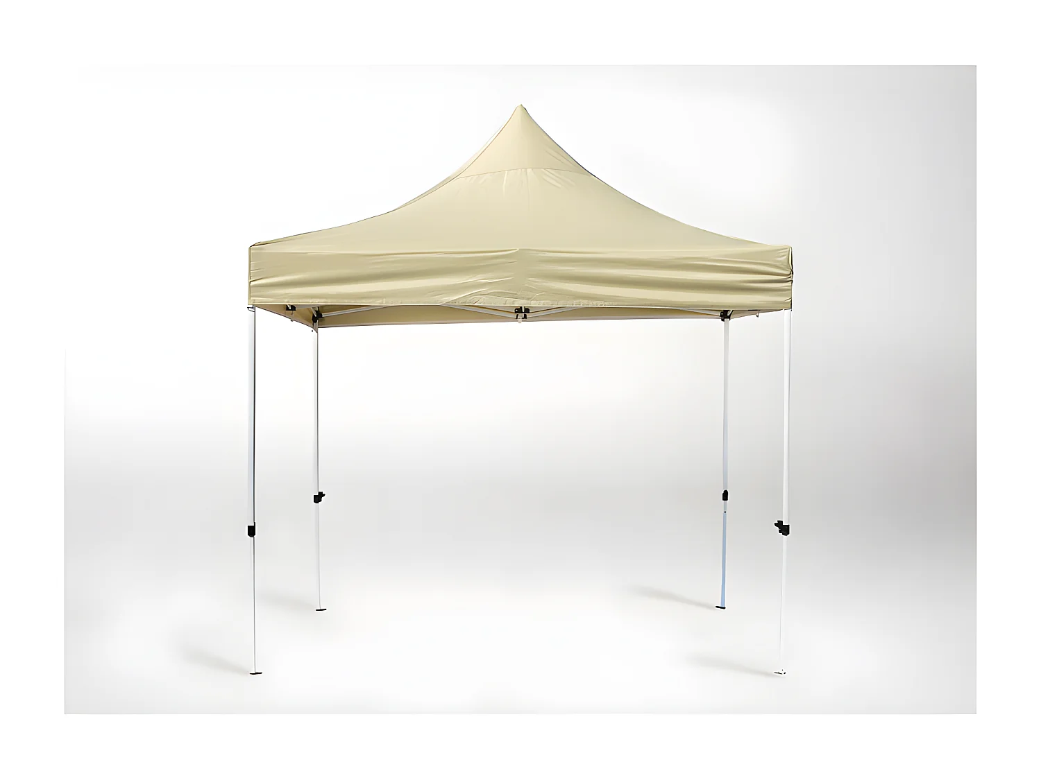 Carpa Plegable 2x2 Master - Crema - Impermeable - Cenador ideal para Camping, Eventos, Playa, Jardín