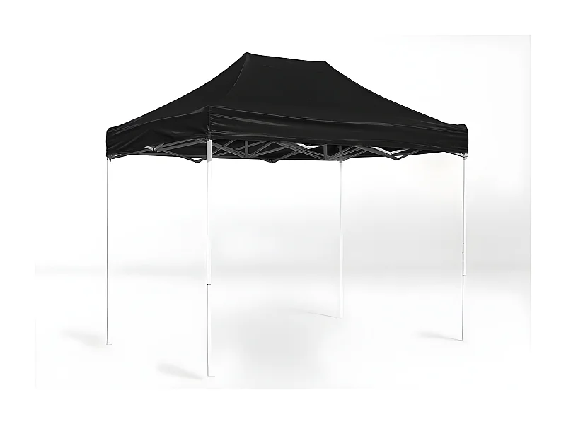 Carpa Plegable 3x2 Eco - Negro - Impermeable - Cenador ideal para Jardín, Playa, Terrazas - Disponible en varios colores