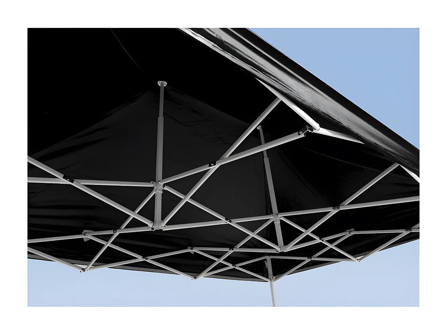Carpa Plegable 3x2 Eco - Negro - Impermeable - Cenador ideal para Jardín, Playa, Terrazas - Disponible en varios colores