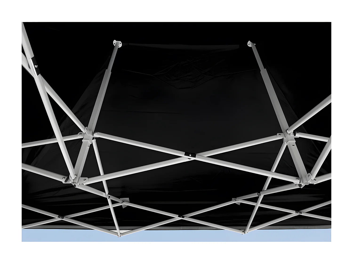 Carpa Plegable 3x2 Eco - Negro - Impermeable - Cenador ideal para Jardín, Playa, Terrazas - Disponible en varios colores