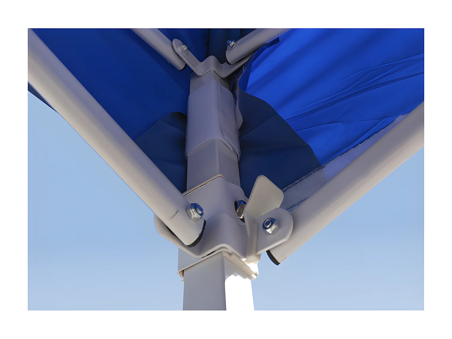 Carpa Plegable 3x2 Eco - Azul - Impermeable - Cenador ideal para Jardín, Playa, Terrazas - Disponible en varios colores