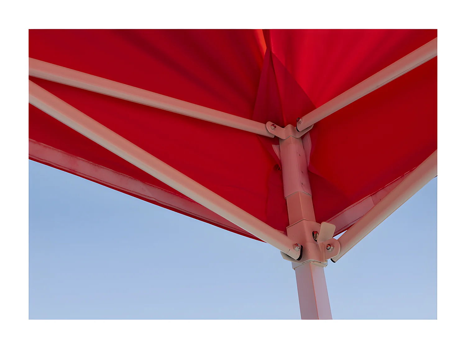 Carpa Plegable 3x2 Eco - Rojo - Impermeable - Cenador ideal para Jardín, Playa, Terrazas - Disponible en varios colores