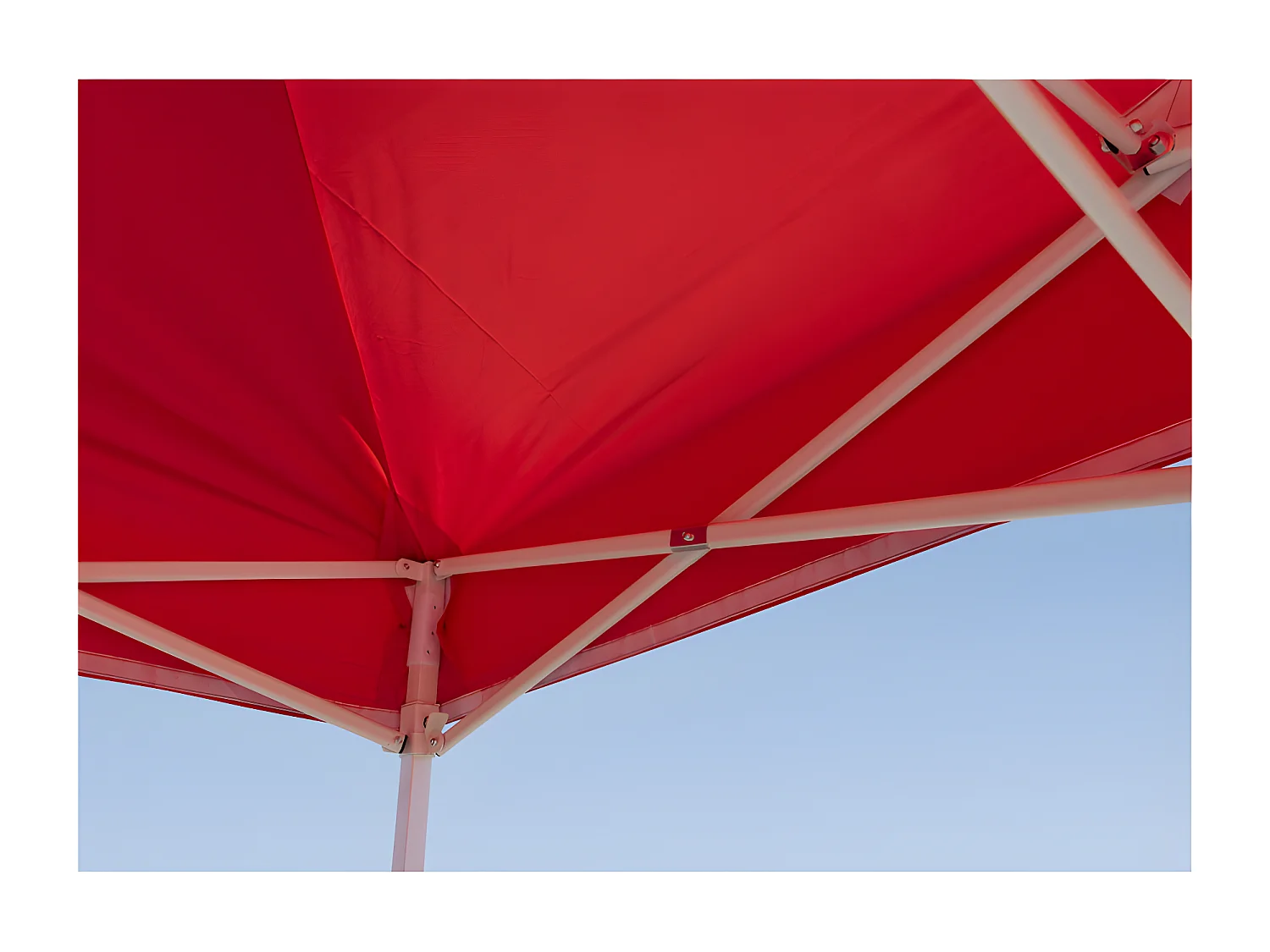 Carpa Plegable 3x2 Eco - Rojo - Impermeable - Cenador ideal para Jardín, Playa, Terrazas - Disponible en varios colores