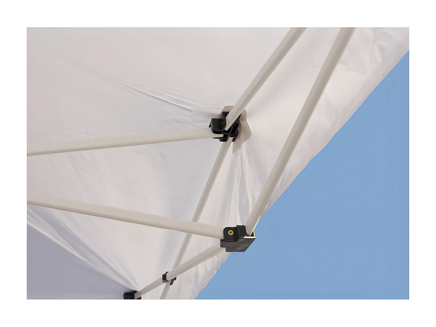 Carpa Plegable 2x2 Master - Blanco - Impermeable - Cenador ideal para Camping, Eventos, Playa, Jardín