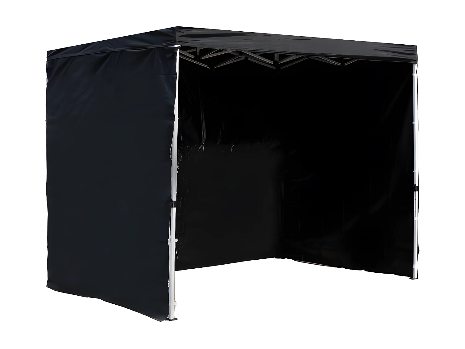 Packs Laterales Carpas Plegables - Pack 3 Laterales Lisos para Carpas 3x2 Master - Negro