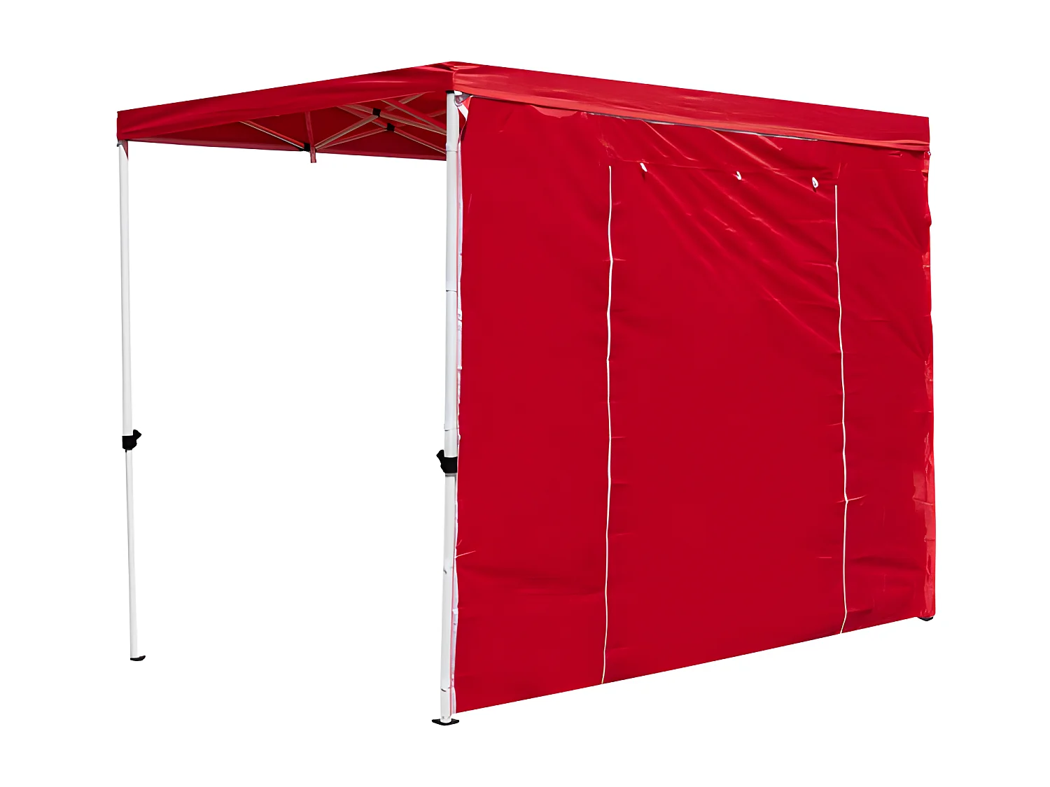 Laterales Individuales Carpas Plegables - Lateral con Puerta 3 Metros Master - Rojo