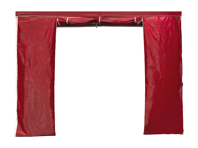 Laterales Individuales Carpas Plegables - Lateral con Puerta 3 Metros Master - Rojo