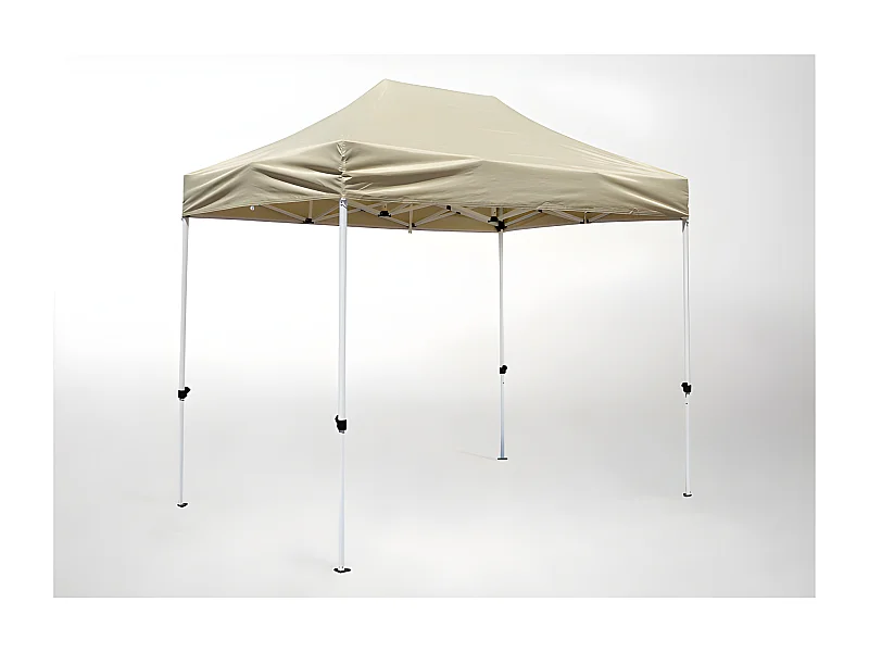 Carpa Plegable 3x2 Master - Crema - Impermeable - Cenador ideal para Camping, Eventos, Playa, Jardín