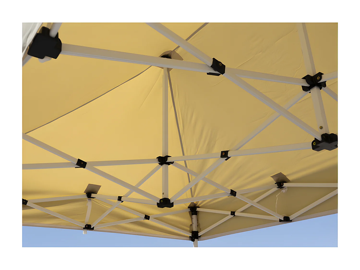 Carpa Plegable 3x2 Master - Crema - Impermeable - Cenador ideal para Camping, Eventos, Playa, Jardín