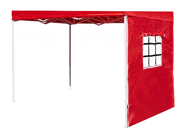 Laterales Individuales Carpas Plegables - Lateral con Ventana 2 Metros Eco - Rojo