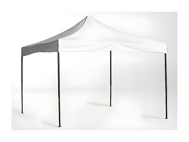 Carpa Plegable 3x3 Basic - Blanco - Impermeable - Cenador ideal para Jardín, Playa, Terrazas - Disponible en varios colores