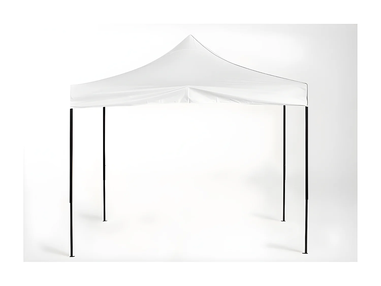 Carpa Plegable 3x3 Basic - Blanco - Impermeable - Cenador ideal para Jardín, Playa, Terrazas - Disponible en varios colores