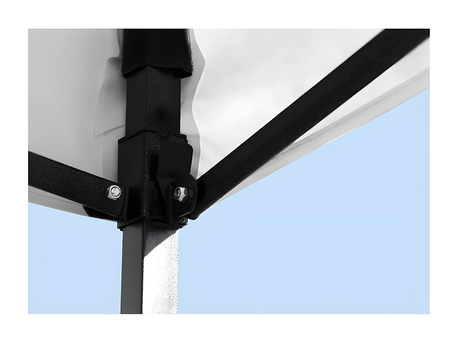 Carpa Plegable 3x3 Basic - Blanco - Impermeable - Cenador ideal para Jardín, Playa, Terrazas - Disponible en varios colores